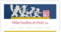 Desktop Screenshot of millefeuillesetpetitlu.fr